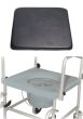Sitzbrille für Toilettenrollstuhl TRS 130, grau