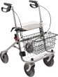 Rollator Cristallo PD-Bremse, anatomische Handgriffe,...