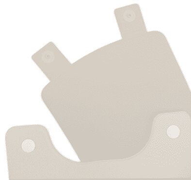Bezug-Set für Badewannenlifter Bellavita/Bellavita NOVA, weiß