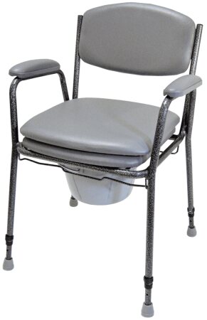 Toilettenstuhl TS 130, grau
