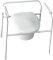 Toilettenstützgestell TSG 130 mit Eimer, Spritzschutz und Armlehnen