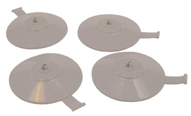 Sauger-Set für Badewannenlifter Bellavita/Bellavita NOVA 75 mm, M4 Gewinde mit Lasche