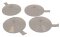 Sauger-Set für Badewannenlifter Bellavita/Bellavita NOVA 75 mm, M4 Gewinde mit Lasche