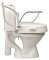 Toilettensitzerhöhung Cloo mit Armlehnen, höhenverstellbar 6, 10 oder 14 cm