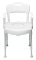 Toilettenstuhl Swift mit Armlehnen und Rückenlehne, Sitzhöhe 42-57 cm