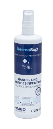 Hände- und Hautdesinfektion HIBOmed DermaSept 250ml mit Sprühkopf