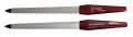 Saphir-Formfeile mit hohlem Blatt, 17cm spitz