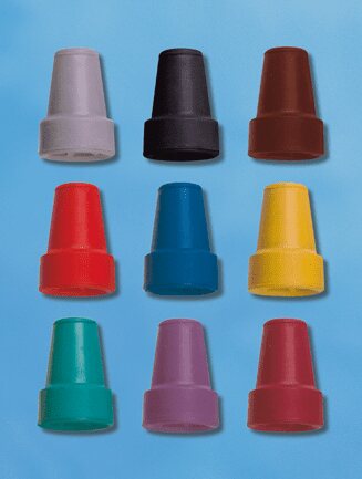 Gummikapsel für Unterarmgehstützen 16mm ohne Stahleinlage blau (VPE: 2 Stück)