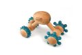 SISSEL Fit Massageroller,Ergo-Roller, holz-blau