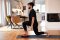 Trainingsgerät Sissel Balance Board Plus 37cm, rubinrot