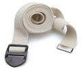 Yoga Belt mit Clip ca.3,8 x 300 cm, natur
