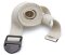 Yoga Belt mit Clip ca.3,8 x 300 cm, natur