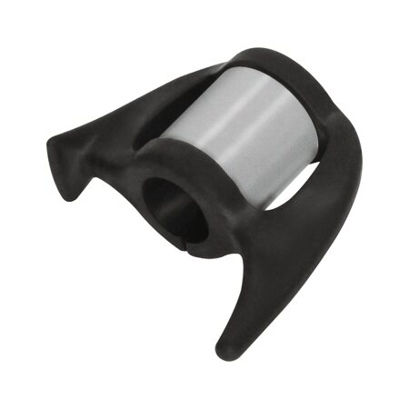 Krücken- und Stockhalter schwarz-silber