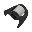 Krücken- und Stockhalter schwarz-silber