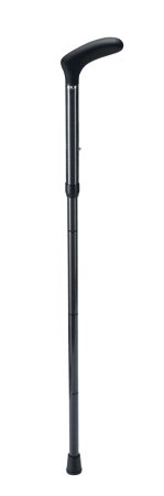 Carbonstock mit Softtouch-Griff, faltbar Raute schwarz
