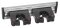 Toolflexhalter-Set, 2 Halter 20-30mm inklusive Montageschiene 20 cm