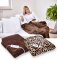PROMED Kuschelheizdecke KHP-2.3, 180x130cm, 10 Stufen, braun