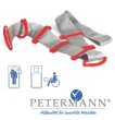 ALPHA Bettleiter Nylon 8 x 170cm grau/rot