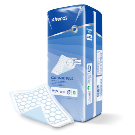 Krankenunterlagen Attends Cover-Dri Plus 60x90cm (1Karton: 4x50Stk.)