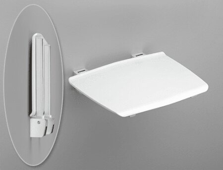 Duschklappsitz Serie 150 RD weiß
