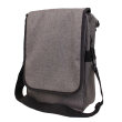 Rollstuhltasche Messenger-BAG 26,5 x 38 cm grau