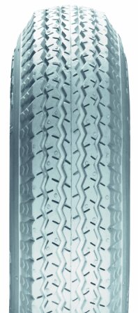 PU-Reifen mit Rolkofill 2.80/2.50-4 Zoll(230x65)E2 grau