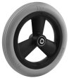 Rad mit PU-Reifen 3 Speichen Nabenlänge 60 mm,...