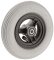 Komplett-Rad, luftbereift 180x45 mm Nabenlänge 46 mm grau
