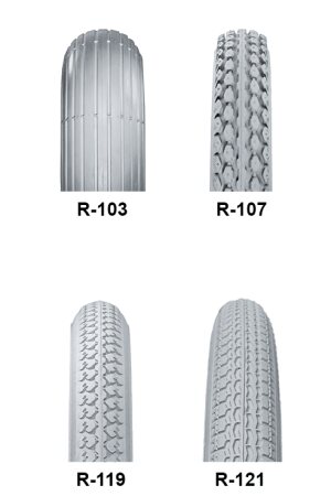 Decken für Standard-Rollstuhl 24x 1.3/8" (620x35 mm) IMPAC Super-Leichtlauf M16 grau