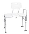 Badewannen-Transferbank Aluminium weiß 70 x 41 x...