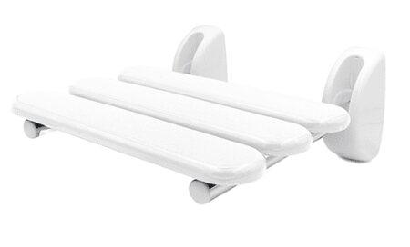 Duschklappsitz Pro, weiß