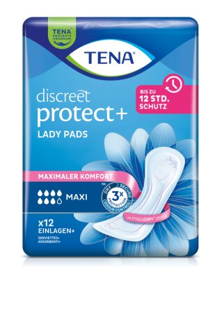 Einlage TENA Lady Discreet Maxi (1 Karton: 12 x 12 Stück)