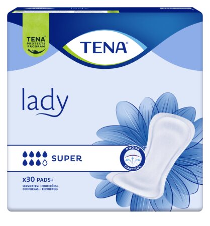 Einlage TENA Lady Super (1 Karton: 6 x 30 Stück)