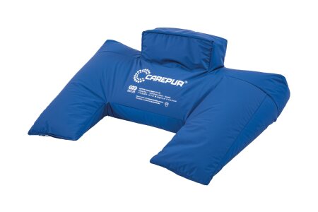 Semi-Fowler-Kissen CarePur M 65 x 50 x 15 cm blau
