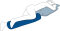 Zylinderkissen CarePure M 70 x 18 cm blau