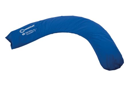 Halbmondkissen CarePur 180 x 31 cm blau