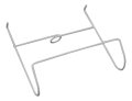 Bettbeutel-Halter rund weiß