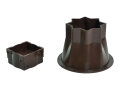 Betterhöher ca.7,2x7,2x8-13cm, braun (VPE: 4...