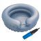Haarwaschwanne, aufblasbar mit Pumpe blau