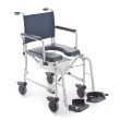 Dusch- und Toilettenrollstuhl INVACARE H263 LIMA mit Topf und Halter, 4 Lenkrollen 5"