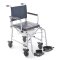 Dusch- und Toilettenrollstuhl INVACARE H263 LIMA mit Topf und Halter, 4 Lenkrollen 5"