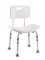 Invacare Duschstuhl H296 Cadiz mit Rückenlehne, weiß
