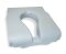 Softsitz für Dusch- und Toilettenrollstuhl AQUATEC OCEAN VIP/ OCEAN VIP XL / OCEAN DUAL VIP grau