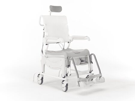 Dusch- und Toilettenrollstuhl AQUATEC OCEAN VIP ERGO mit Topf,Halter,Softsitz
