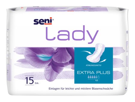 Inkontinenzeinlagen Seni Lady EXTRA Plus (1 Karton: 20 x 15 Stück)