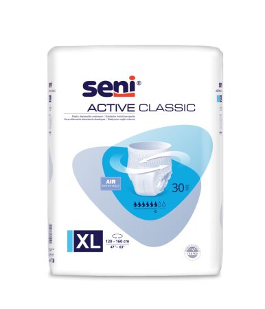 Inkontinenzslip Seni Active Classic XL, Hüfte 120-160 cm (1 Karton 3 x 30 Stück)
