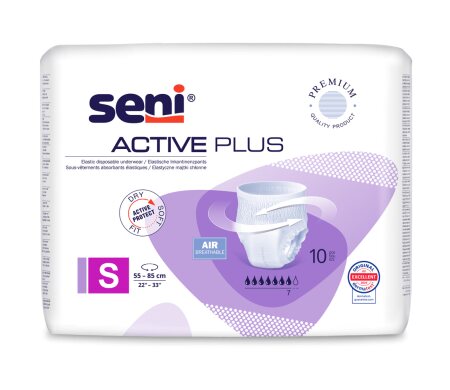Einweginkontinenzslips Seni Active Plus small (1 Karton: 8x10 Stück)