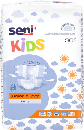 Windelhosen Seni Kids Junior Super 20+ kg (1 Karton: 4 x 30 Stück)