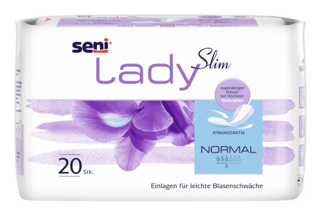 Inkontinenzeinlagen Seni Lady Slim Normal (1 Karton: 18 x 20 Stück)