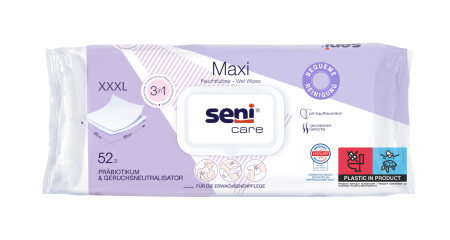 Seni Care Maxi Feuchtpflegetücher (VPE: 52 Stück)